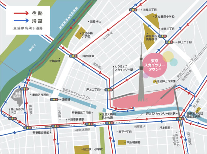 東京スカイツリー周辺マップ